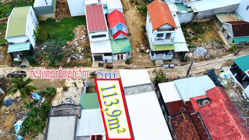 Đất tđc bầu gáo  tt diên khánh  113,9m²  đường 8m  chỉ 7293352