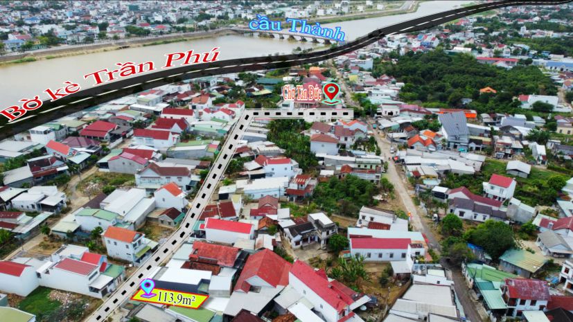 Đất tđc bầu gáo  tt diên khánh  113,9m²  đường 8m  chỉ 7293353