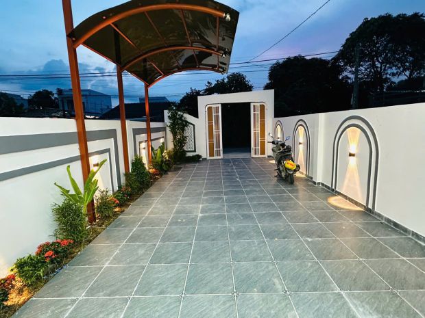 Giảm 200 triệu nhà mặt tiền đường nhựa thông 5m tiện kinh 7294602