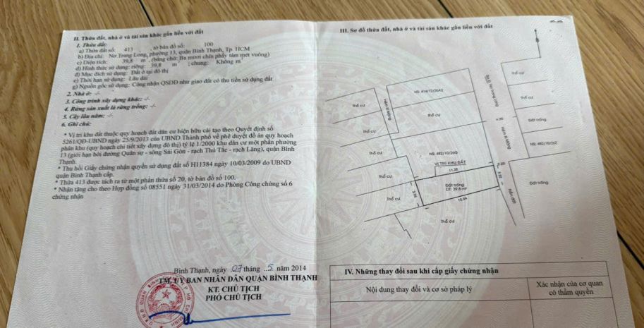 Bán đất rạch xuyên tâm - 4821026g nơ trang long, p13, 7301795