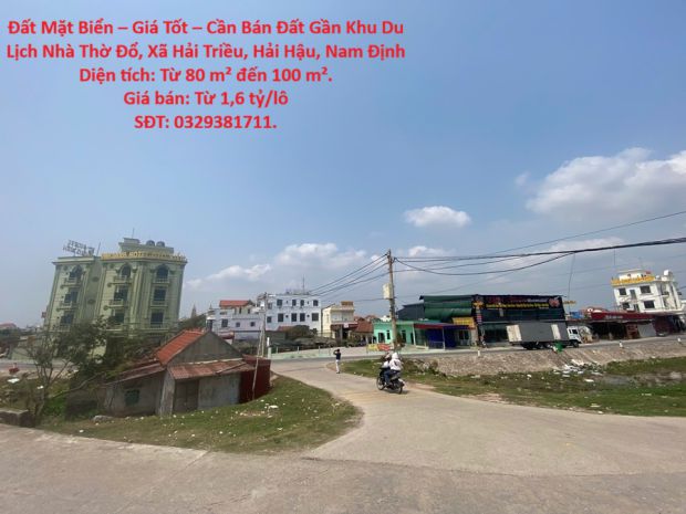 Đất mặt biển  giá tốt  cần bán đất gần khu du lịch nhà 7303796
