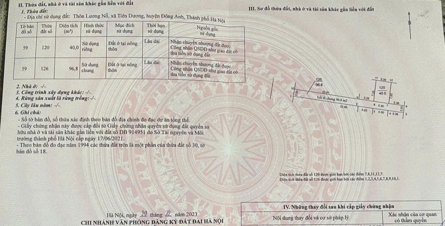 Chính chủ cần bán mảnh đất đẹp tại lương nỗ, xã phúc thịnh 7305299