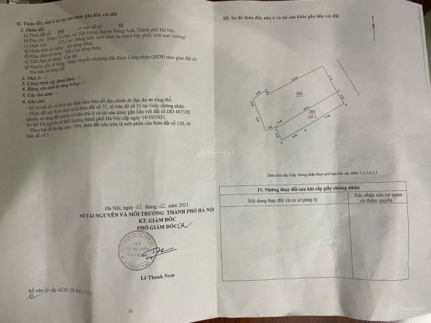 Bán 137.1m2 đất lỗ giao nằm trong lõi kđt đa mục tiêu - 3 ô 7305985