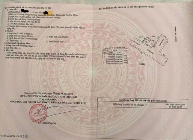 Đất đẹp  giá tốt  cần bán đất 2 mặt tiền tại đường trường 7306257