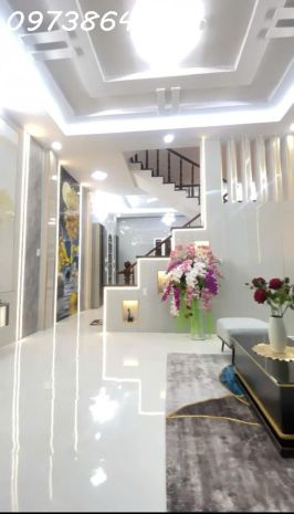 Nhà mới 4 tầng quận 12  full nội thất - xe tải đậu cửa 7307006