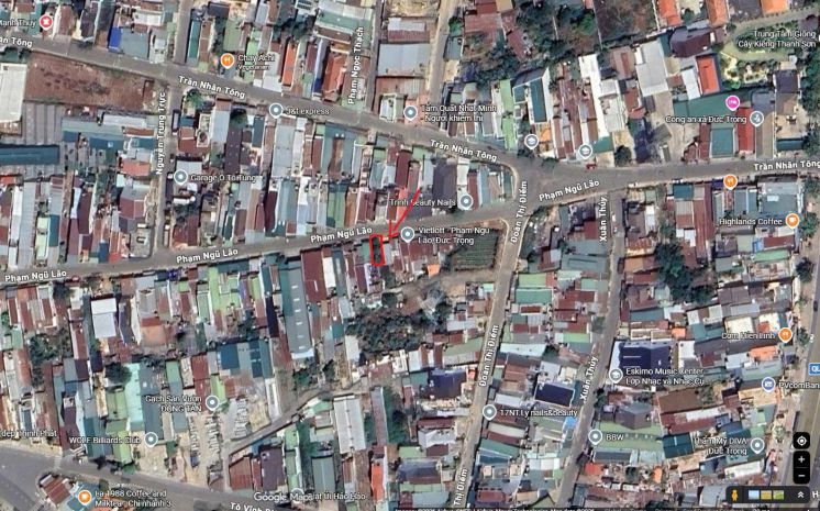 Chính chủ bán lô đất mặt tiền đường phạm ngũ lão,  thị trấn 7308035