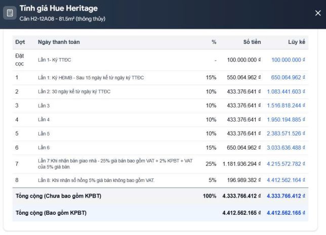 Cần bán căn 3pn  diện tích 81m²  giá chỉ 4.4 tỷ 7309303