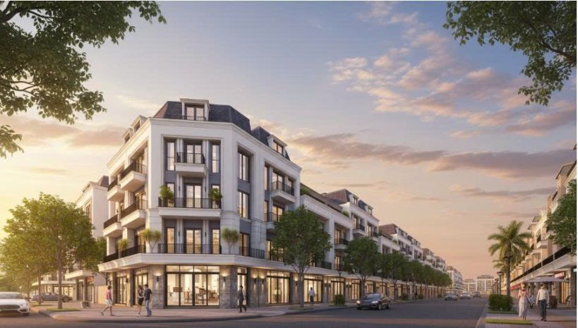 Liền kề lô góc 111m², mặt đường 22m, mặt tiền 9m suất ngoại 7311784