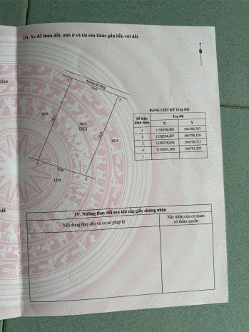 Hot hot chính chủ cần bán nhanh lô đất đẹp tại xã tân 7316046