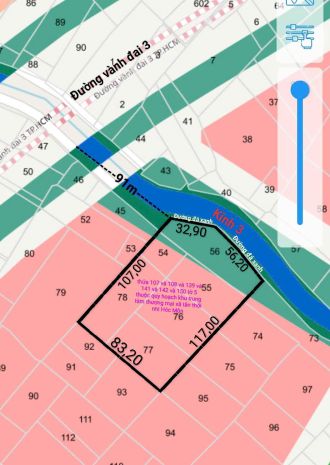 Ban đât măt tiên 84x117m gia 3 triêum đương kênh 3 7319188