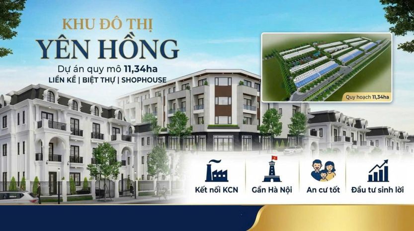 Chính thức mở bán dự án khu đô thị yên hồng - yên lạc - 7324956