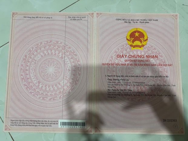 Đất chính chủ - giá tốt địa chỉ xã xà bang, huyện châu đức, 7327585