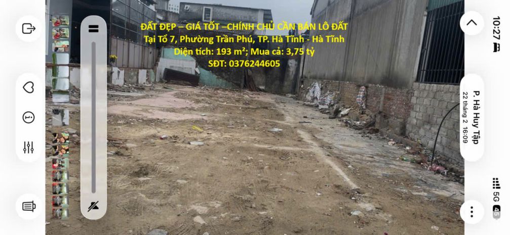 Đất đẹp  giá tốt chính chủ cần bán lô đất tại tổ 7, 7329190