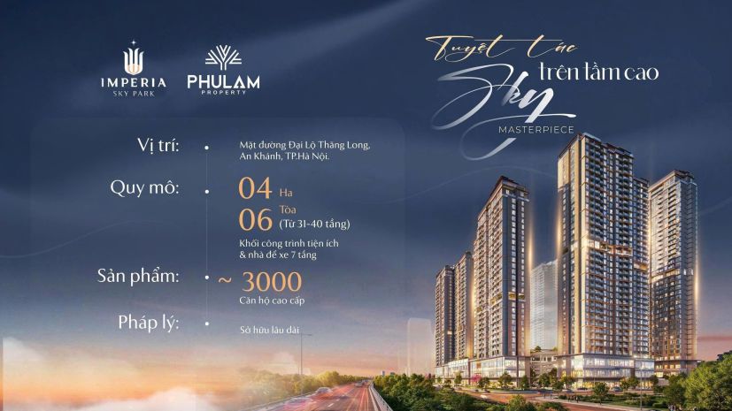 Mở bán quỹ cưn độc quyền impria sky park nam an khánh 7333060