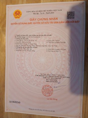 Cần bán nhà lầu mới   giá chỉ 1 tỷ 450 triệu - phường long 7333720