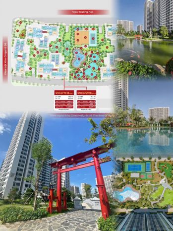 Căn hộ 2pn+1 view vườn nhật  giá tốt tại vinhomes grand 7334546