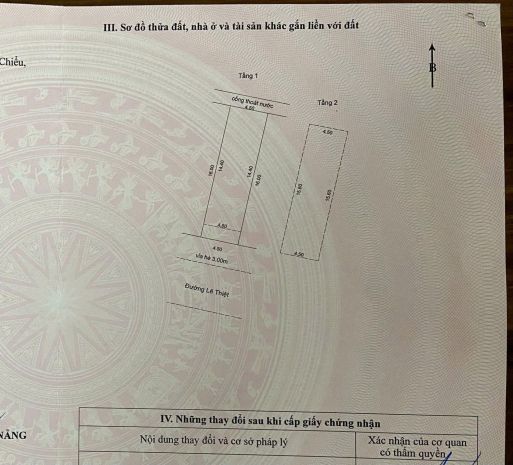 Bán nhà 2 tầng đường 7,5m lê thạch - trục đường kinh 7336380