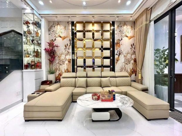 Nhà đẹp rực rỡ 4 tầng, huỳnh thị đồng, xe hơi ngủ trong 7336439