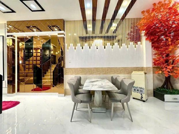 Nhà đẹp rực rỡ 4 tầng, huỳnh thị đồng, xe hơi ngủ trong 7336443