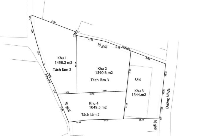 Đất đẹp giá tốtchính chủ cần bán đất 3 mặt tiền đường đào 7340119