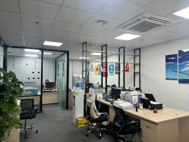 Cho thuê văn phòng 80m² an bình plaza mỹ đình full nội thất 7340734