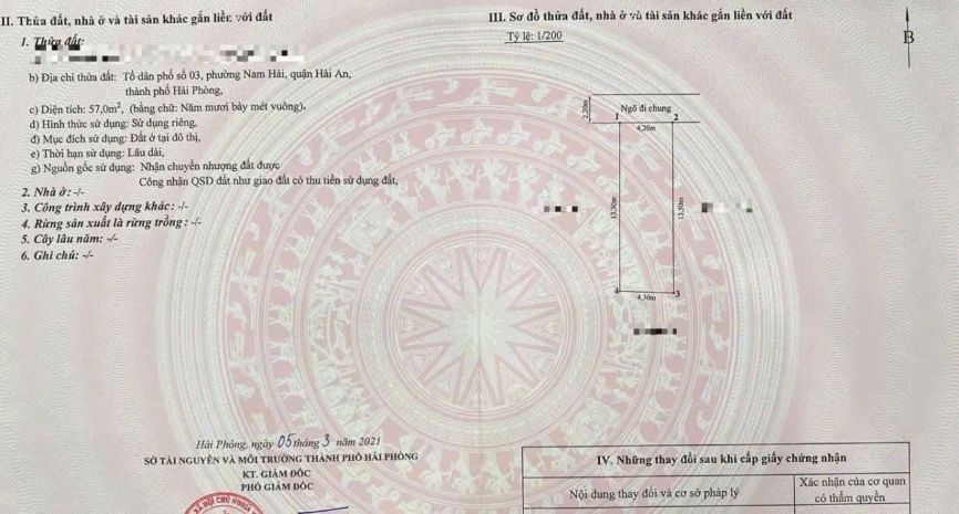 Bán đất nam hải  quận hải an, hải phòng  gần đường bùi viện 7343522