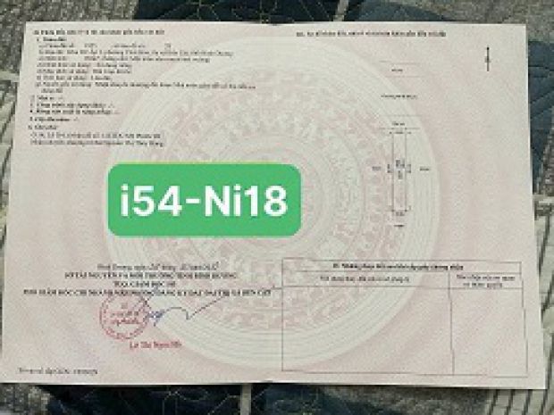 Chủ gửi bán lô đất thới hòa , bến cát , bình dương 7344111