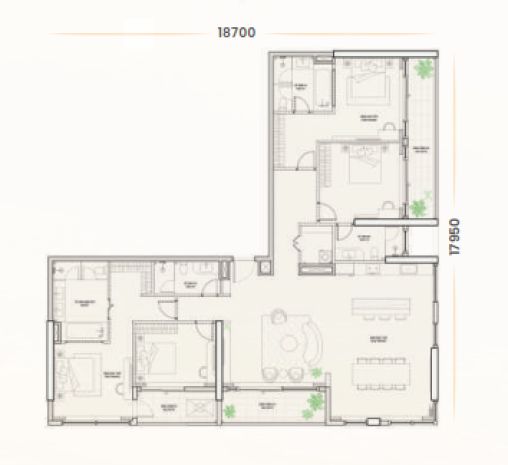 Bán penthouses 195m2 - giá 8.1 tỷ - 4pn5wc 7 căn duy độc quy 7347808