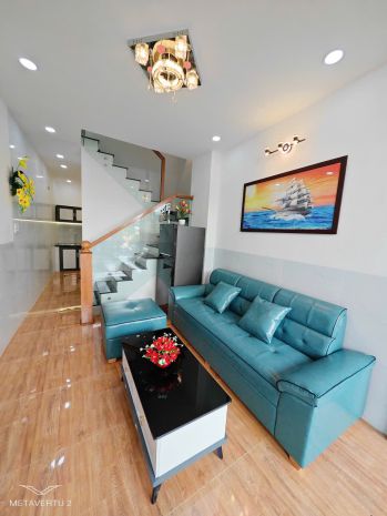 Bán nhà mới 2 tầng tttp gần chù phật trắng hẻm cao đài nha 7348580