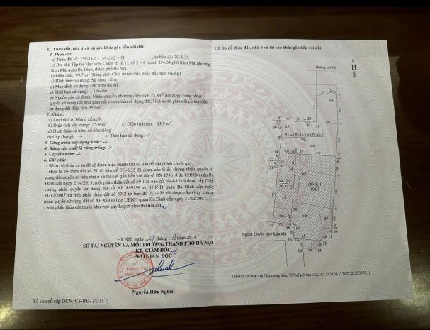 Bán nhà mặt phố vạn phúc ba đình nhà 7 tầng xây thô thang 7349014