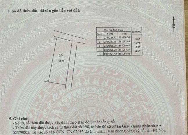 Dừng lại 3 giây  lô góc 96m này đáng để xuống tiền! 7349165