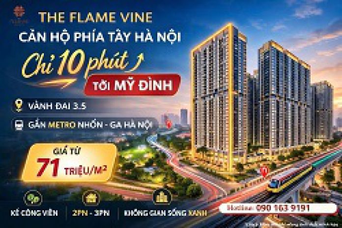 Chung cư the flame vine  hinode royal park  giá chỉ từ 71 7350190