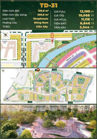 Shophouse 4 tầng  dlsb-109  đại lộ sao băng 30m 7351385