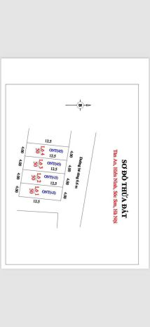 Siêu hiếm bán 50m² tại tân an- hiền ninh- sóc sơn- hn. 7351647
