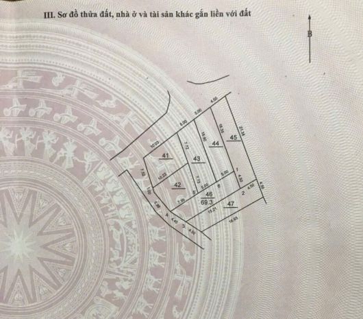 Pán 69.3m² tại vệ linh, phù linh, sóc sơn. đường 4m thông, 7351722