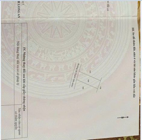 Bán đất chính chủ  sổ hồng riêng  đức hòa, long an 7352458