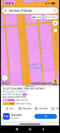 Đất  đẹp- giá tốt- cần bán nhanh đất tại phường kim dinh, 7355010