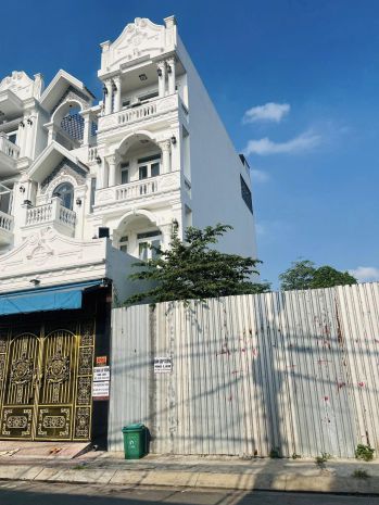 Mặt tiền hiệp thành 17  ngang 4m  xây 4 tầng  đối diện 7357825