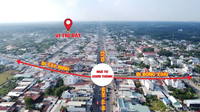 Đất ngay trung tâm chơn thành  giá chỉ 9xx triệu 7358725