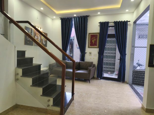 Hoàng diệu, 50m2 3 tầng, 3p ngủ có wc,  2 mặt thoáng 7360682