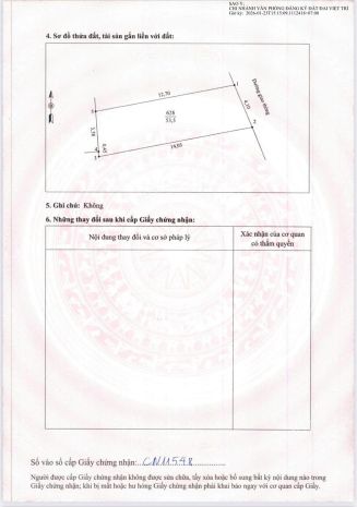 Chính chủ cần tiền bán rẻ ô đất bến gót, phú thọ  giá tốt 7363129