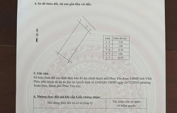 Bán đất tdp yên mỹ  phường xuân hoà  gần đại học sư phạm 7365802