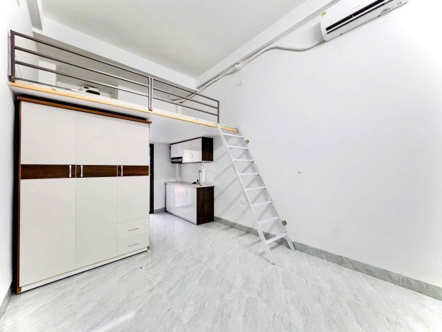 Phòng trọ mới full nội thất  gác xép rộng  giá chỉ từ 7366766