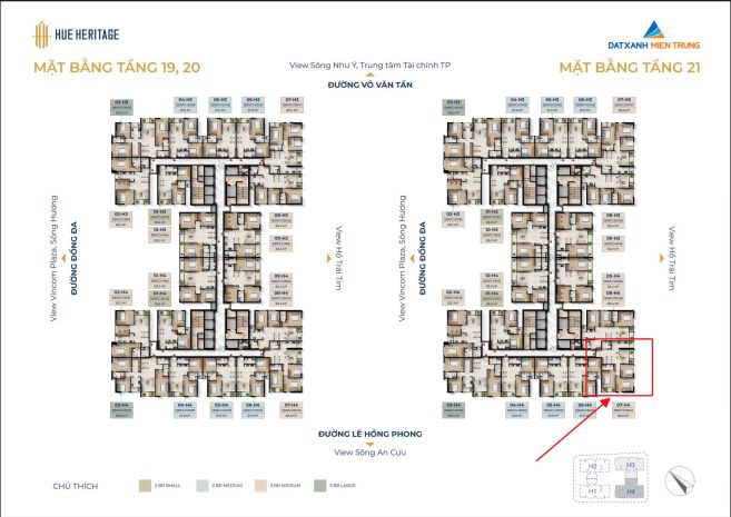 Căn hộ huế heritage - h4-2107 tầng cao view đẹp giá tốt 7366798