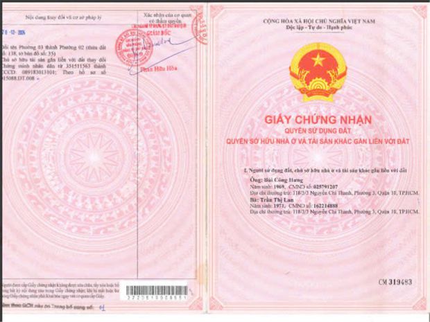 Ngân hàng bidv thanh lý tài sản tại địa chỉ 11833 đường 7371591
