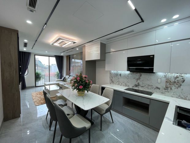 Phố thạch bàn  có nhà 43m2 6 tầng thang máy, gara ô tô, 7380245