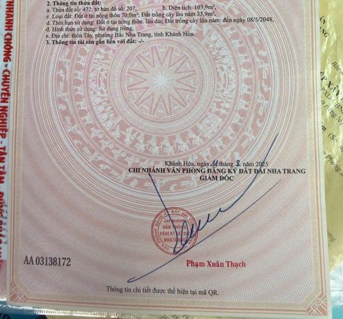 Bán nhà mới tinh có sân ô tô khu bắc nha trang - đường 6m 7383050