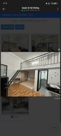 Pass gấp phòng gác lửng full nội thất  110 hoàng đạo thúy 7386199