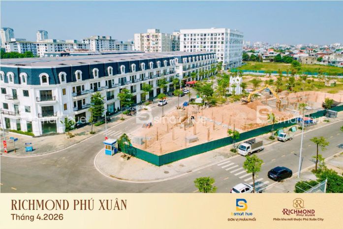 Shophouse richmond phú xuân đẩy nhanh tiến độ xây dựng 7387105