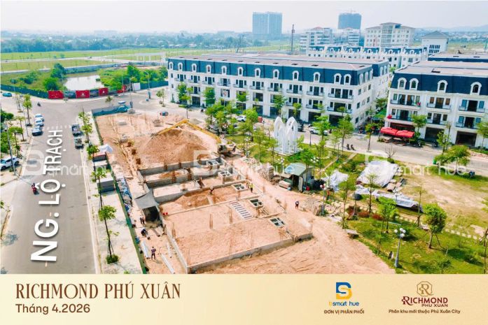 Shophouse richmond phú xuân đẩy nhanh tiến độ xây dựng 7387107